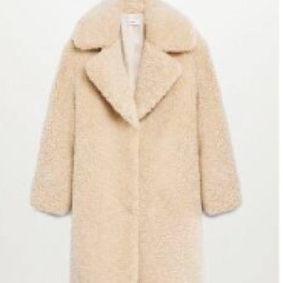 Mango Faux Shearling Coat - Picture 5 of 5
